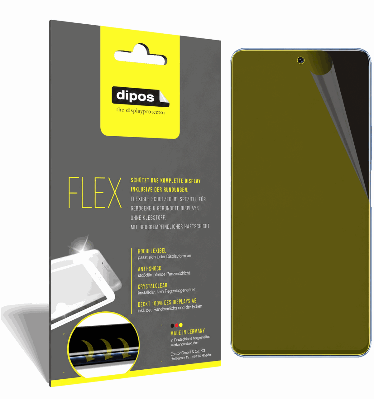 2x 3D Full Cover Schutzfolie für Honor 50 SE