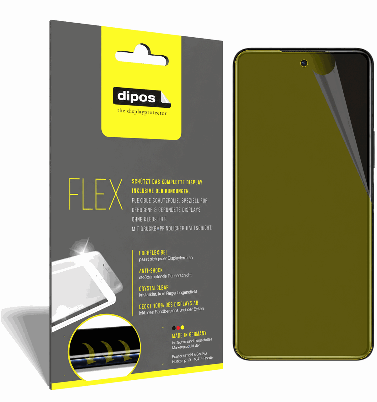 2x 3D Full Cover Schutzfolie für Infinix Zero X Neo