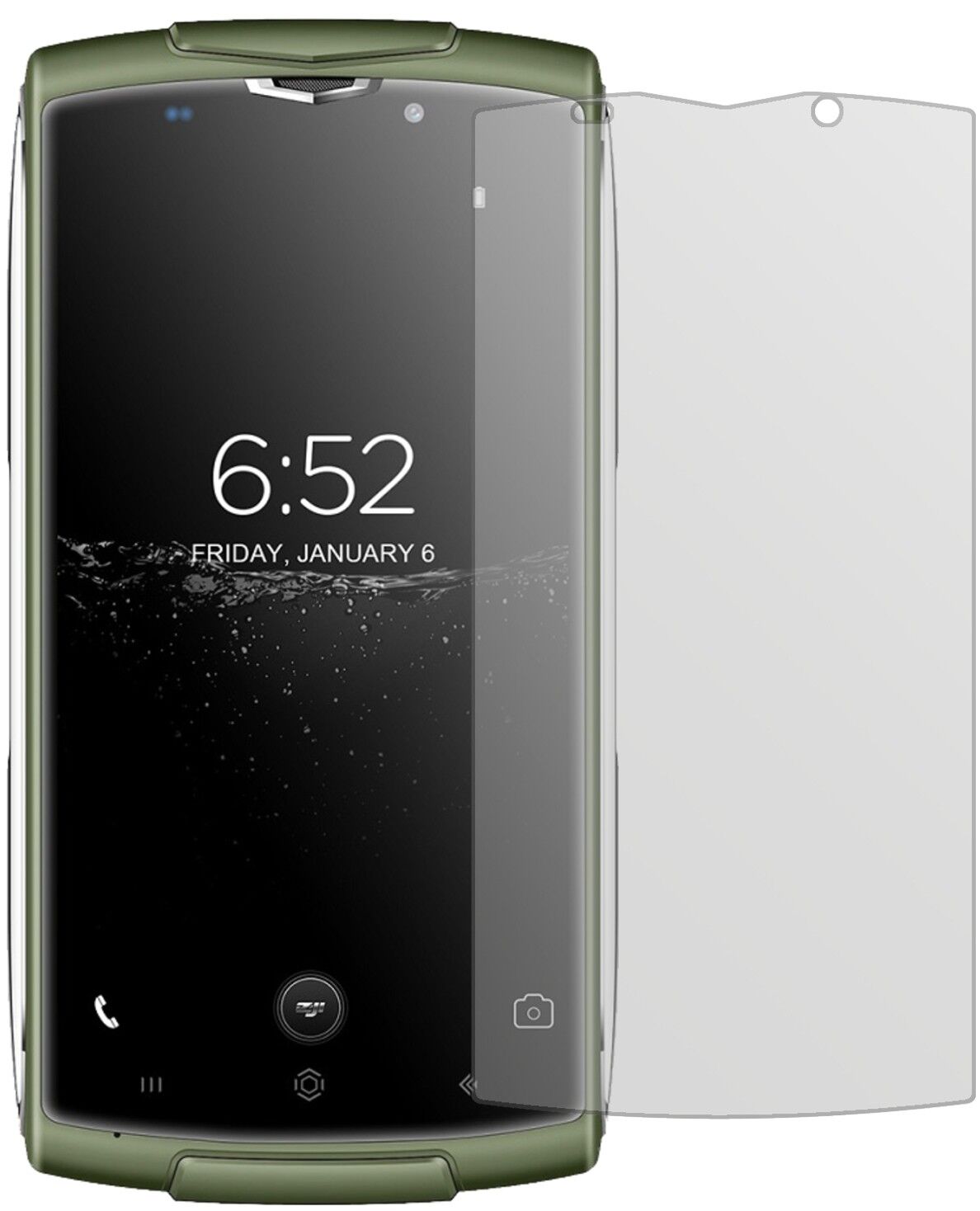 1x Schutzfolie matt für Homtom Zoji Z7 Display-Schutzfolie