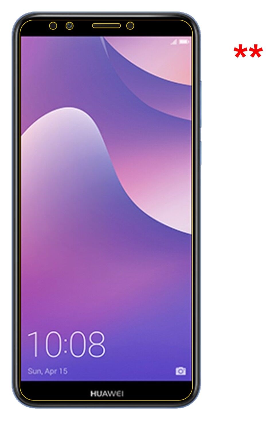 1x Schutzfolie klar für Huawei Y7 Prime (2018) Display-Schutzfolie