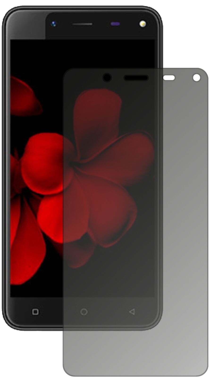 Blickschutzfolie für Karbonn Titanium Frames S7 matt Schutzfolie Privacy
