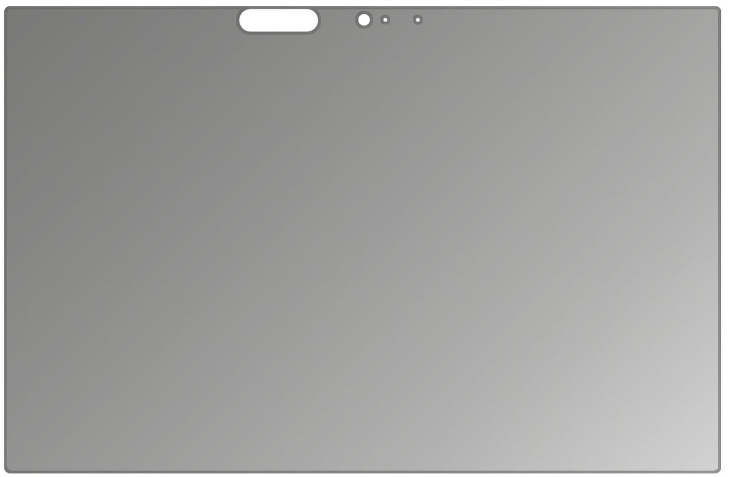 LenovoThinkPad T470 mit aufgebrachtem dipos Displayschutz, der seitliche Einblicke blockiert