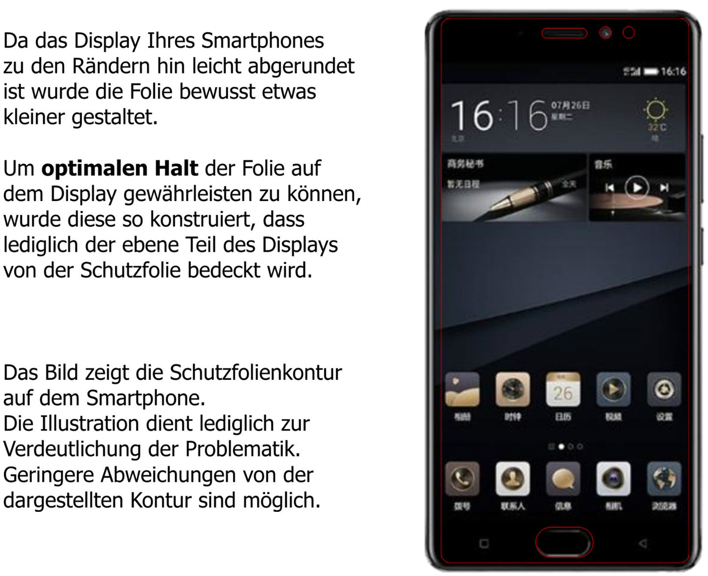2x 9H Schutzfolie matt für Gionee M6S Plus Panzerfolie