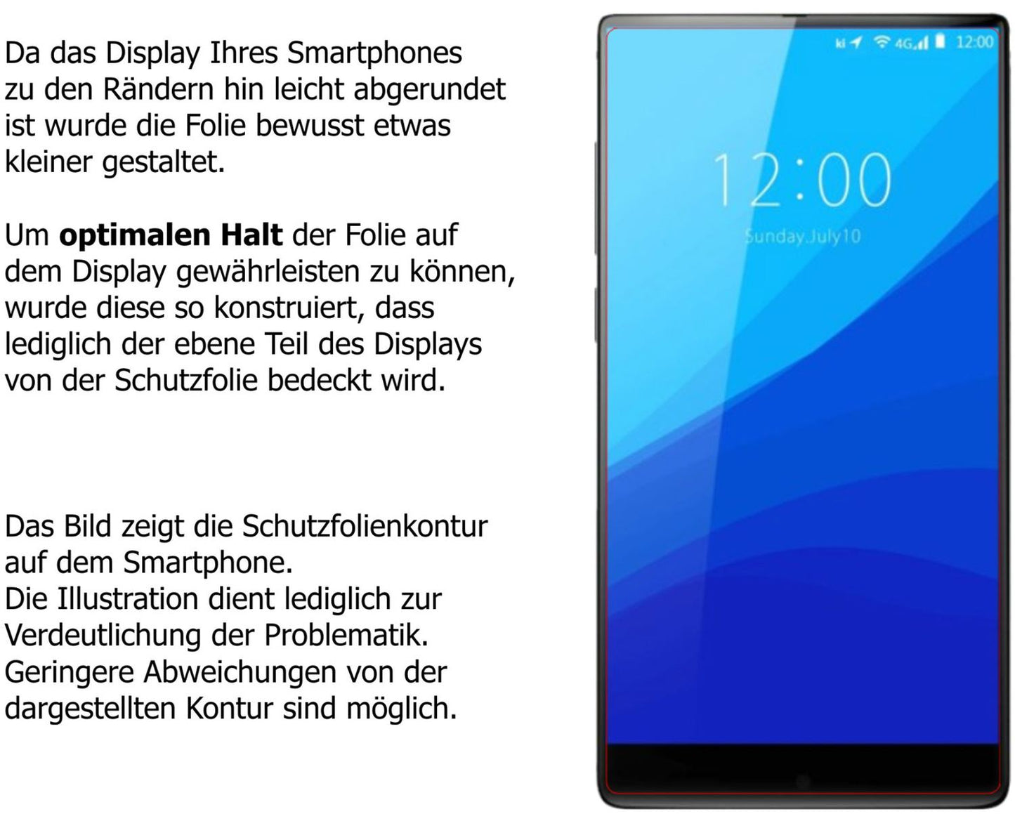 2x 9H Schutzfolie matt für Umidigi Crystal Panzerfolie