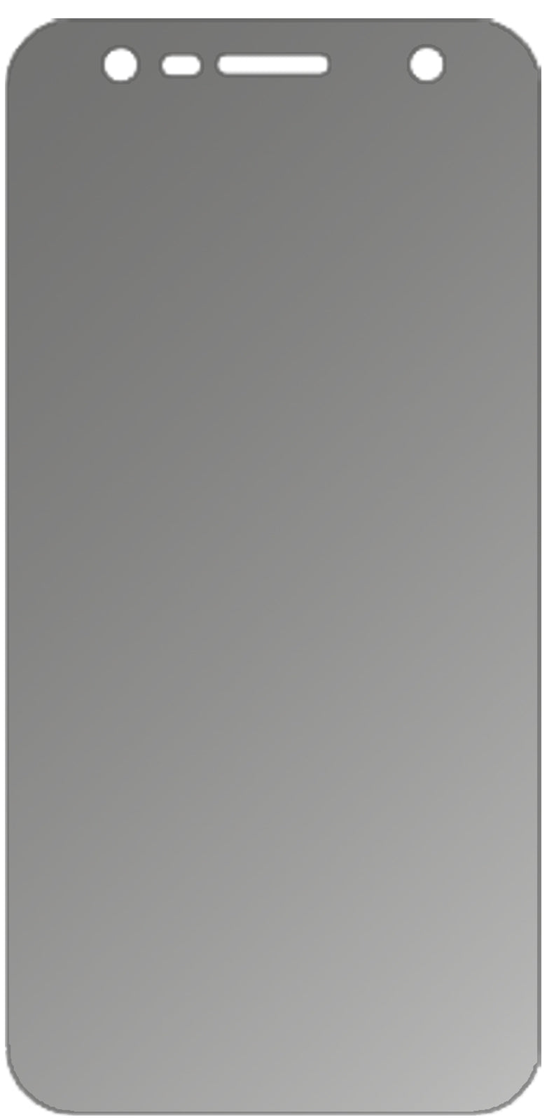 Blickschutzfolie für LG X Power 2 matt Schutzfolie Privacy