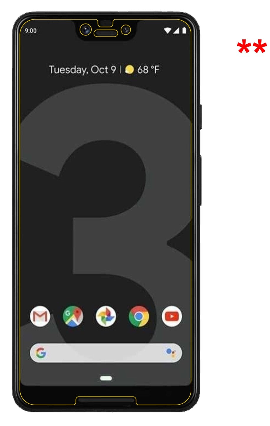 Dünne und klare Folie passend zugeschnitten für HTC Exodus 1