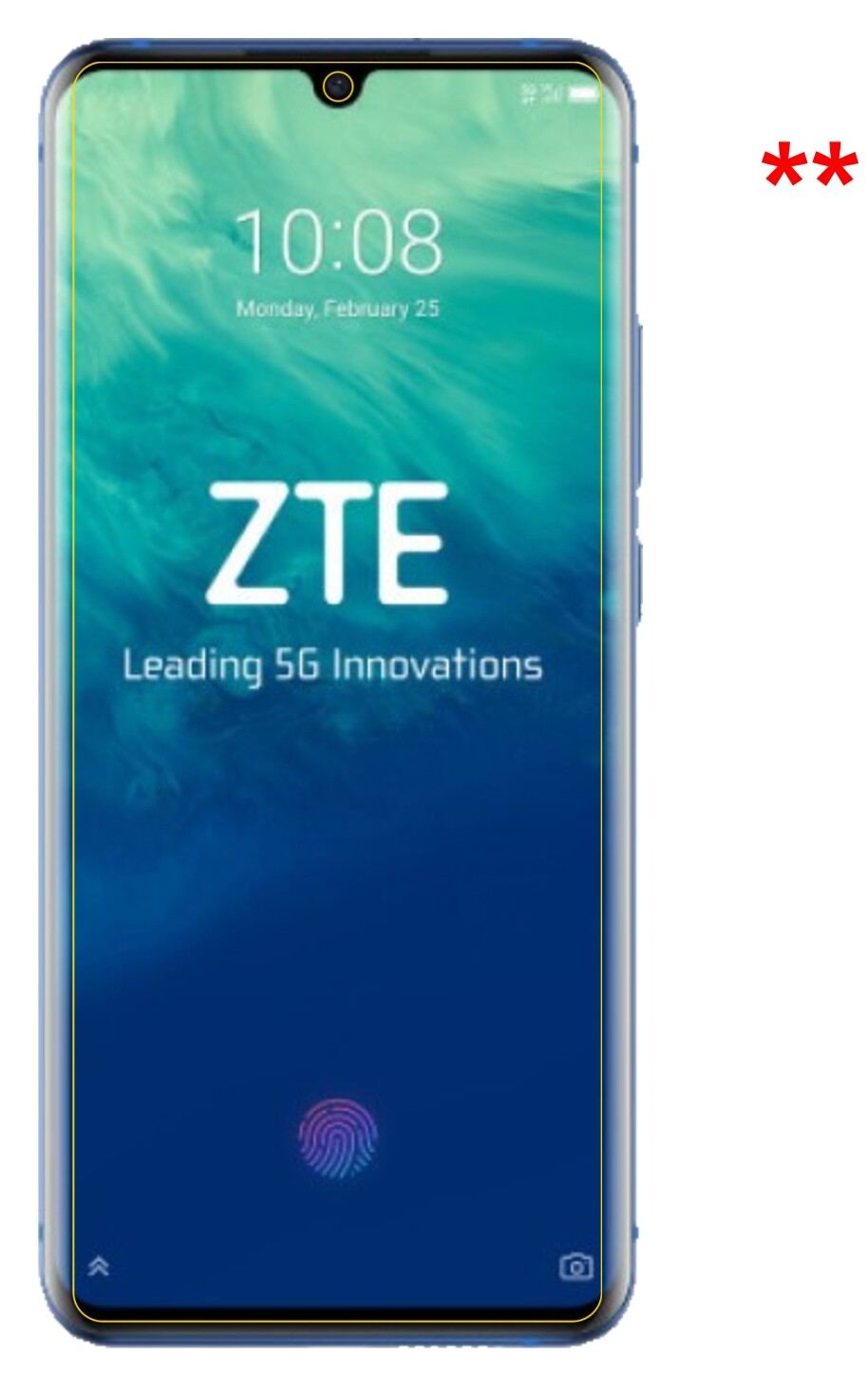 6x Schutzfolie matt für ZTE Axon 10 Pro 5G Display-Schutzfolie (3x Vorderseite + 3x Rückseite)