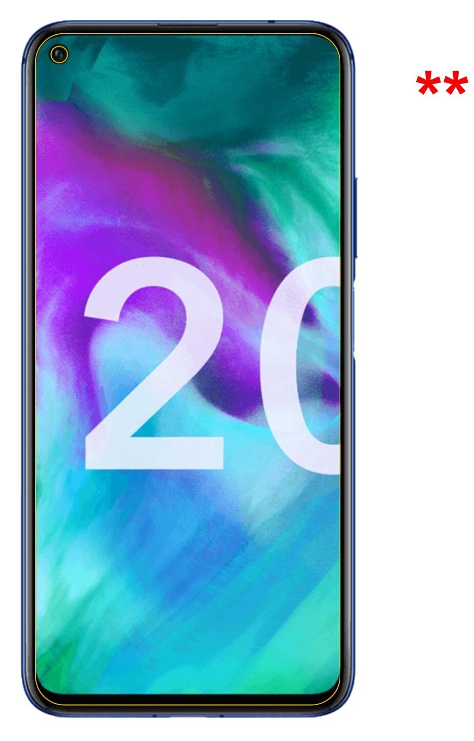 2x Schutzfolie klar für Honor 20 Display-Schutzfolie