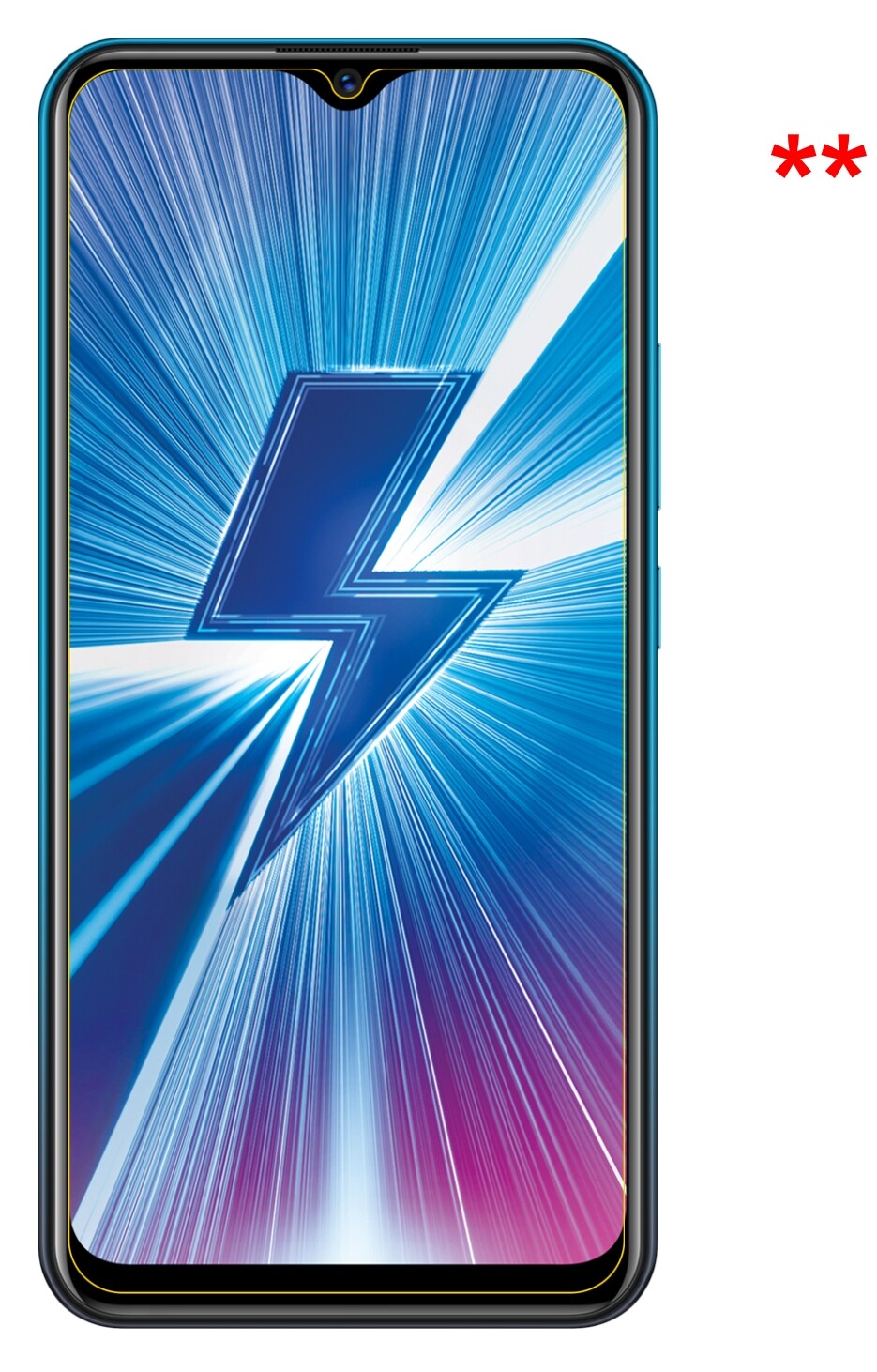 2x Schutzfolie matt für Vivo Y3 Display-Schutzfolie