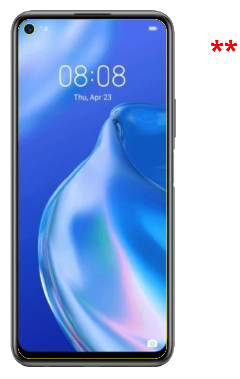 Dünne und klare Folie passend zugeschnitten für Honor 30S