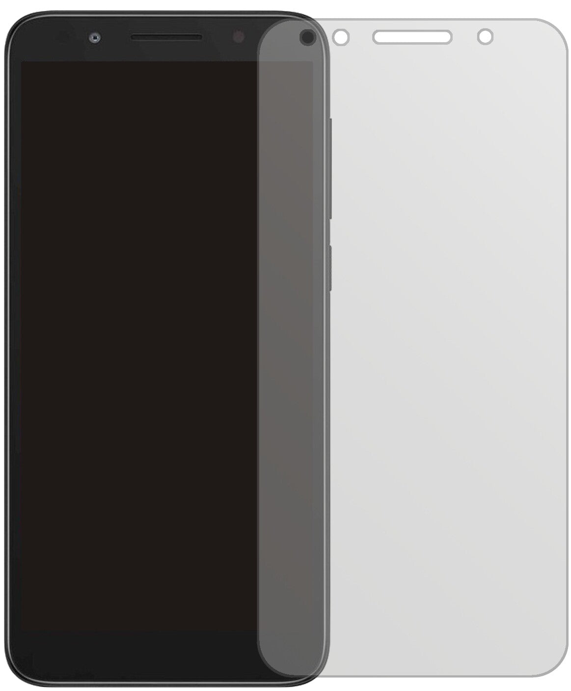 2x Schutzfolie matt für TCL L9 Plus Display-Schutzfolie