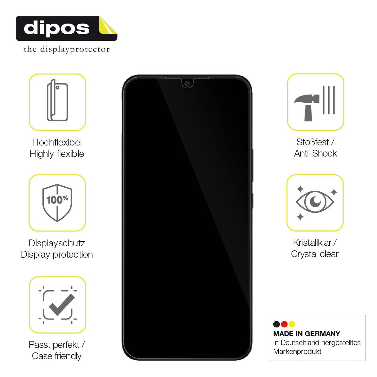 1x 3D Full Cover Schutzfolie für HONOR X5