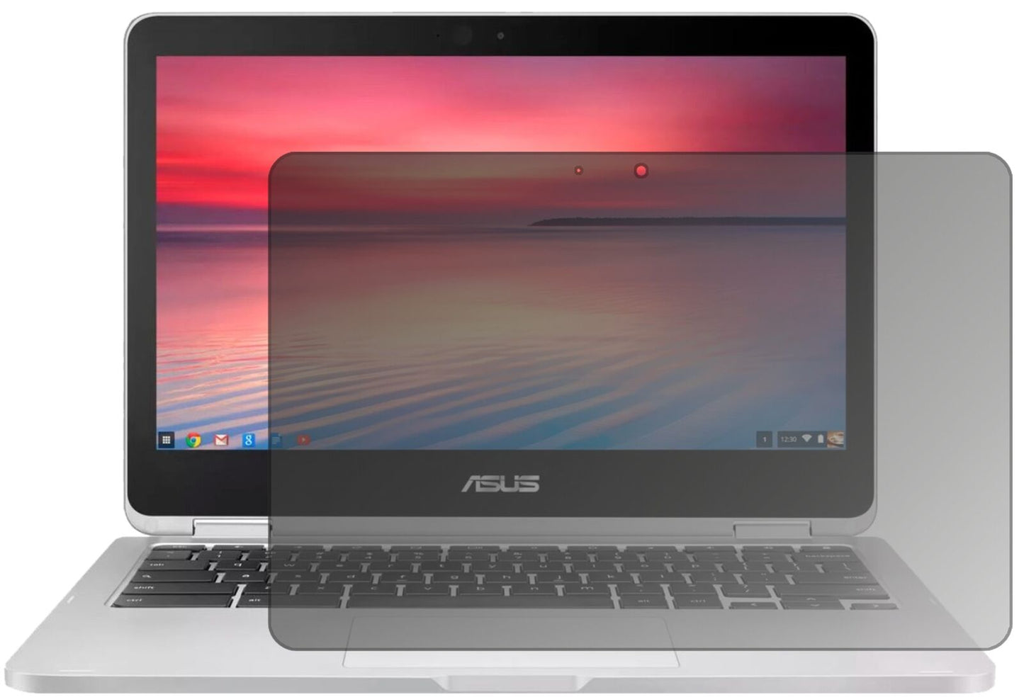 Blickschutzfolie für Asus Chromebook Flip 2 matt Schutzfolie Privacy
