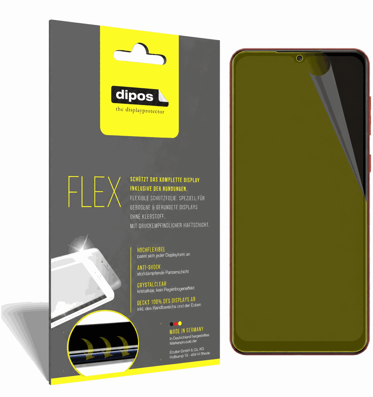 2x 3D Full Cover Schutzfolie für Samsung Galaxy A02