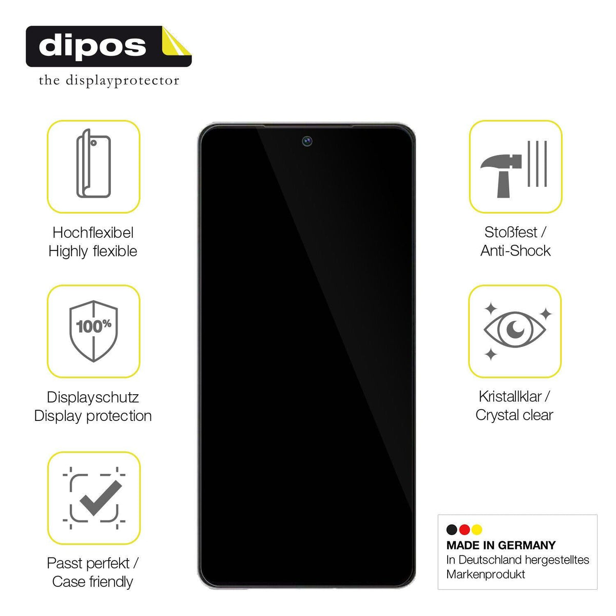 1x 3D Full Cover Schutzfolie für VIVO IQOO 11