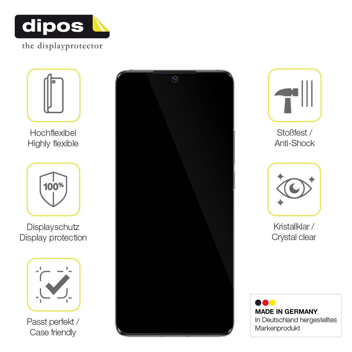 1x 3D Full Cover Schutzfolie für Meizu 18 Pro