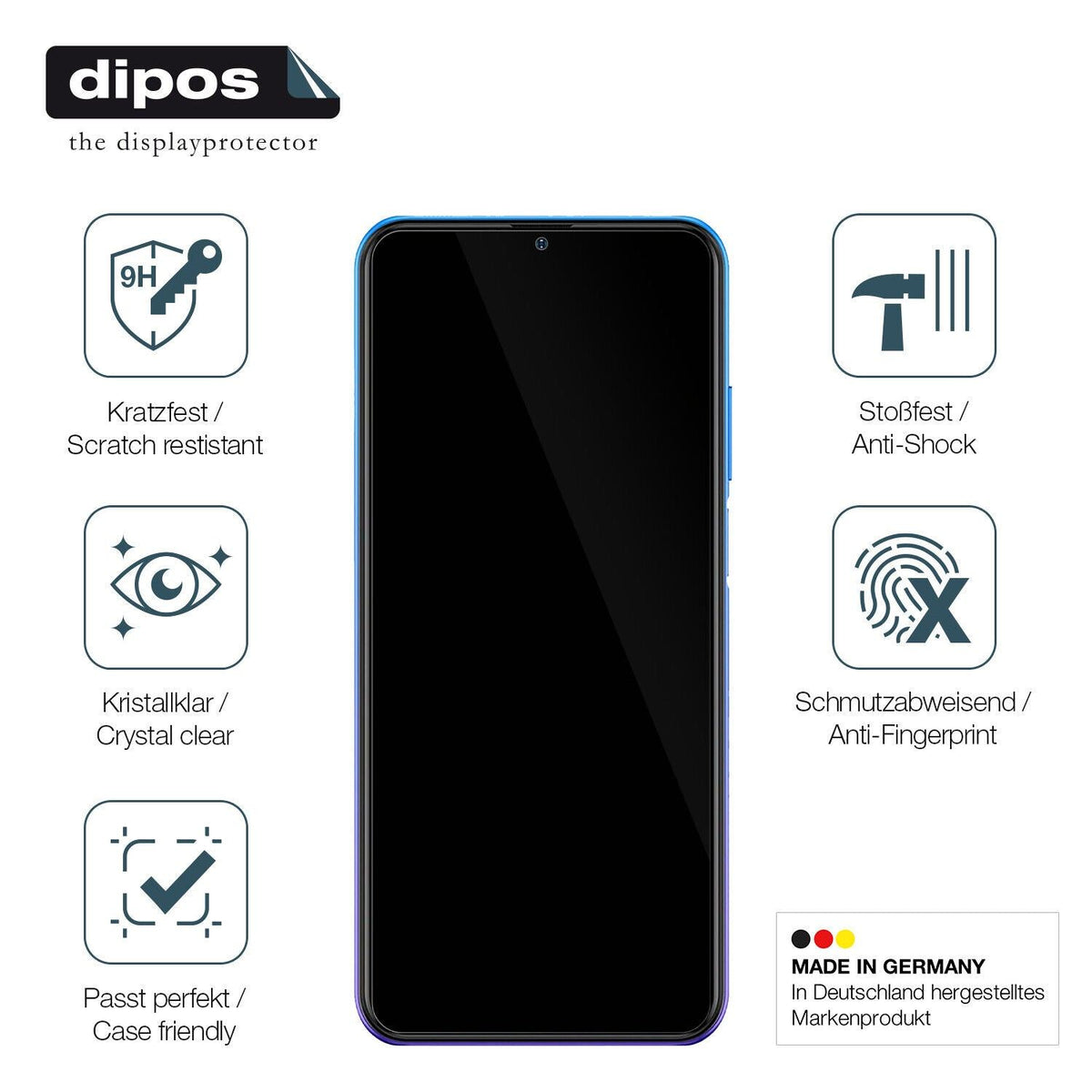 1x 9H Schutzfolie für Ulefone Note 12P Panzerfolie