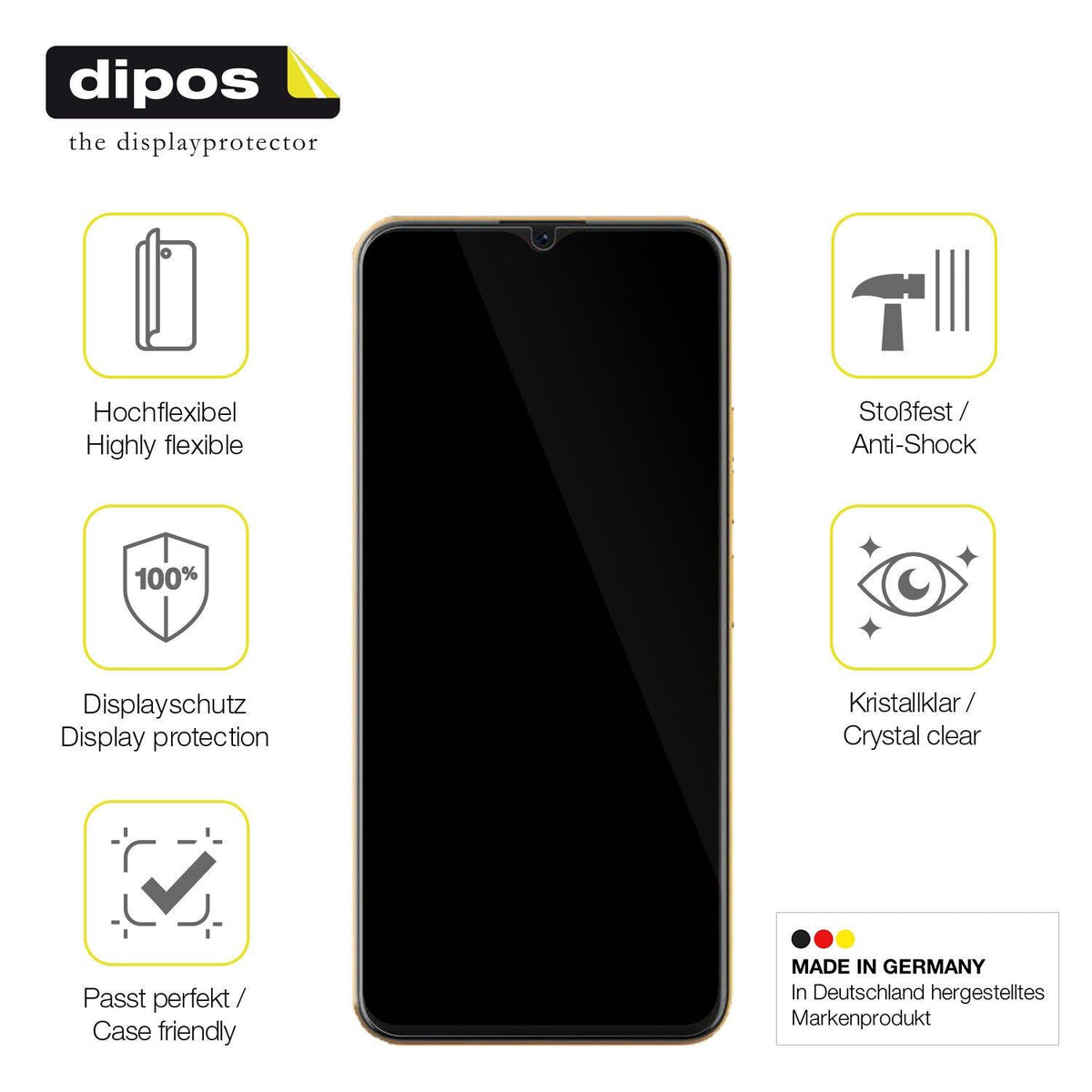 1x 3D Full Cover Schutzfolie für Coolpad Cool 20 Pro