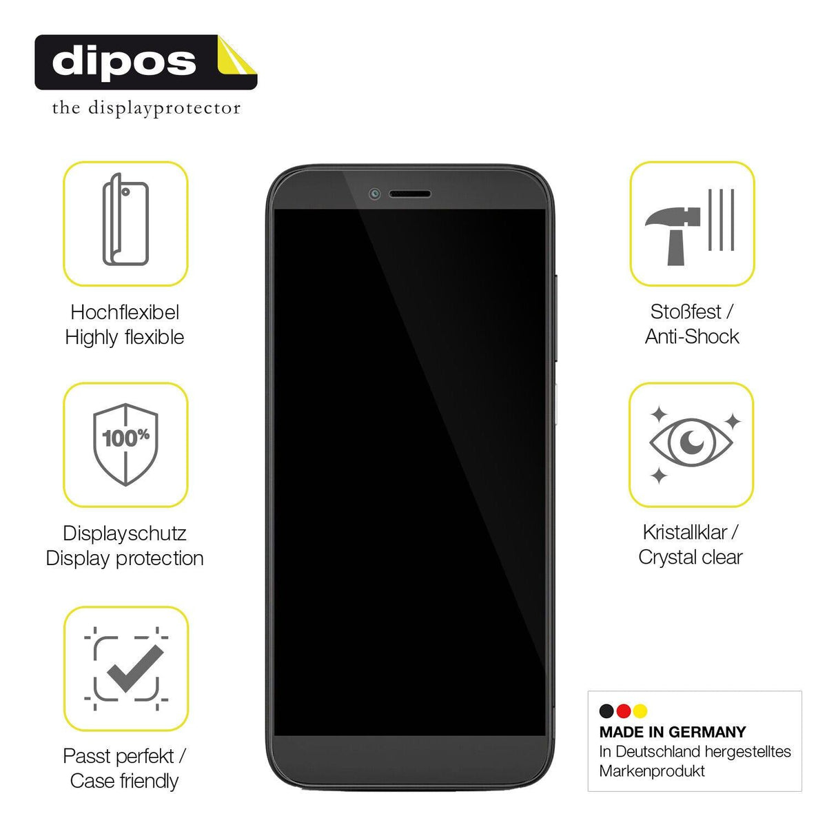 2x 3D Full Cover Schutzfolie für Coolpad Legacy SR