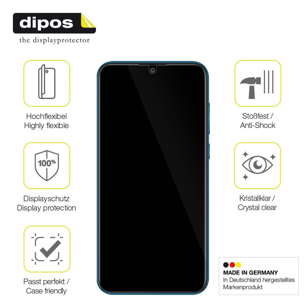 2x 3D Full Cover Schutzfolie für Coolpad Cool 5