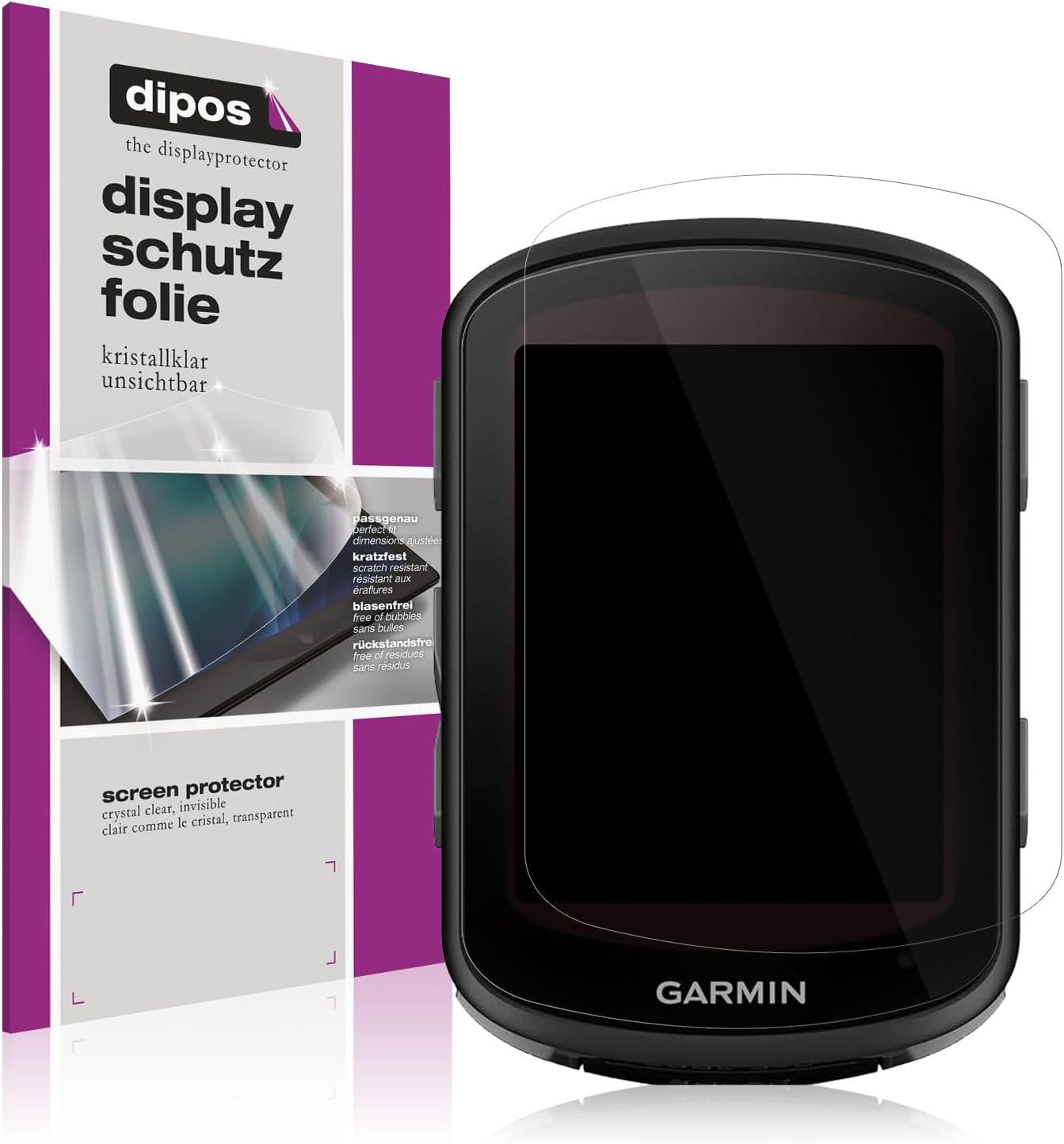 Displayschutzfolie passend für Garmin Edge 840