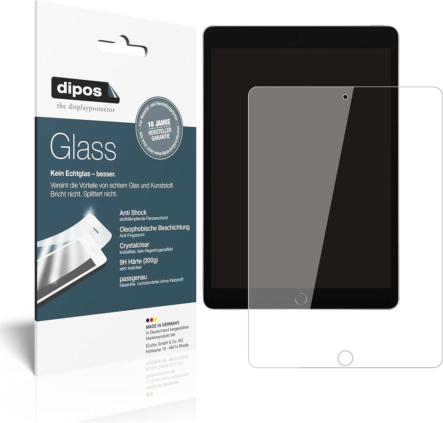 Displayschutzfolie passend für Apple iPad 10.2 Zoll (9.Gen 2021) A2602