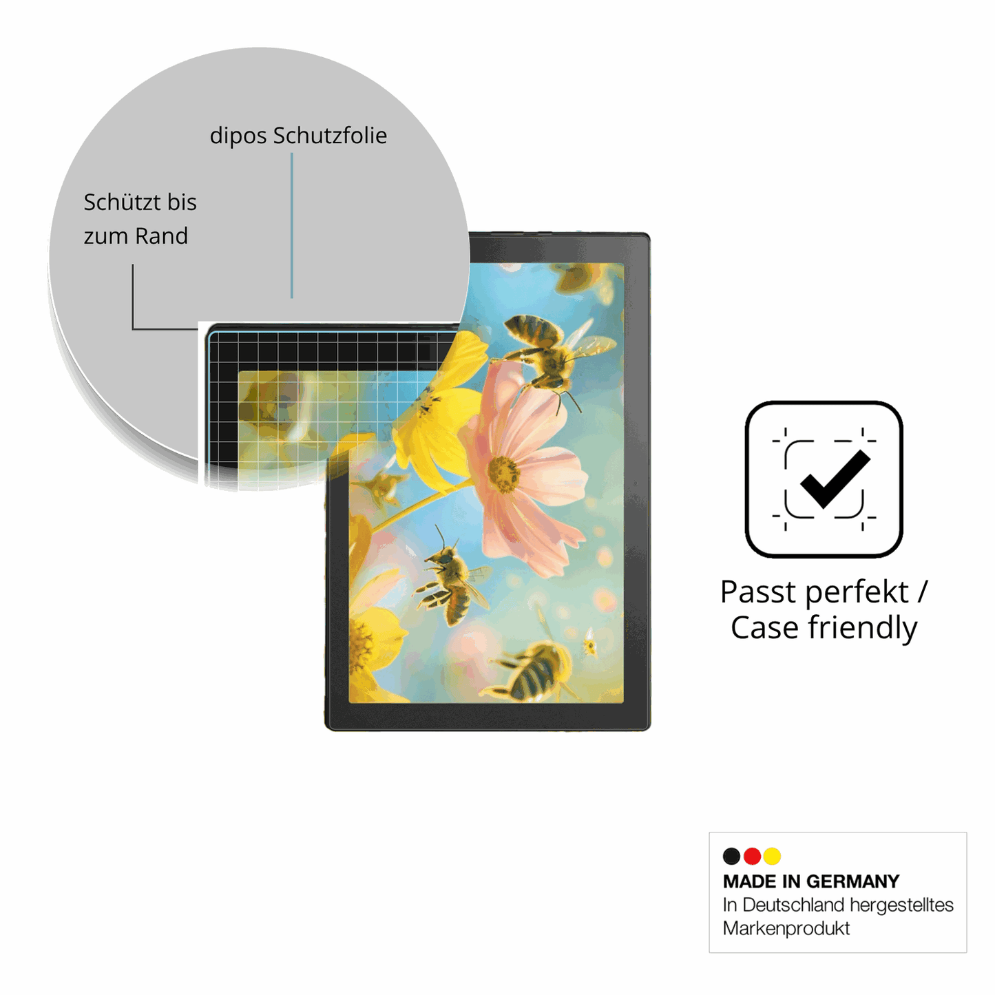 2x 9H Schutzfolie matt für Acer Chromebook Tab 311 Panzerfolie