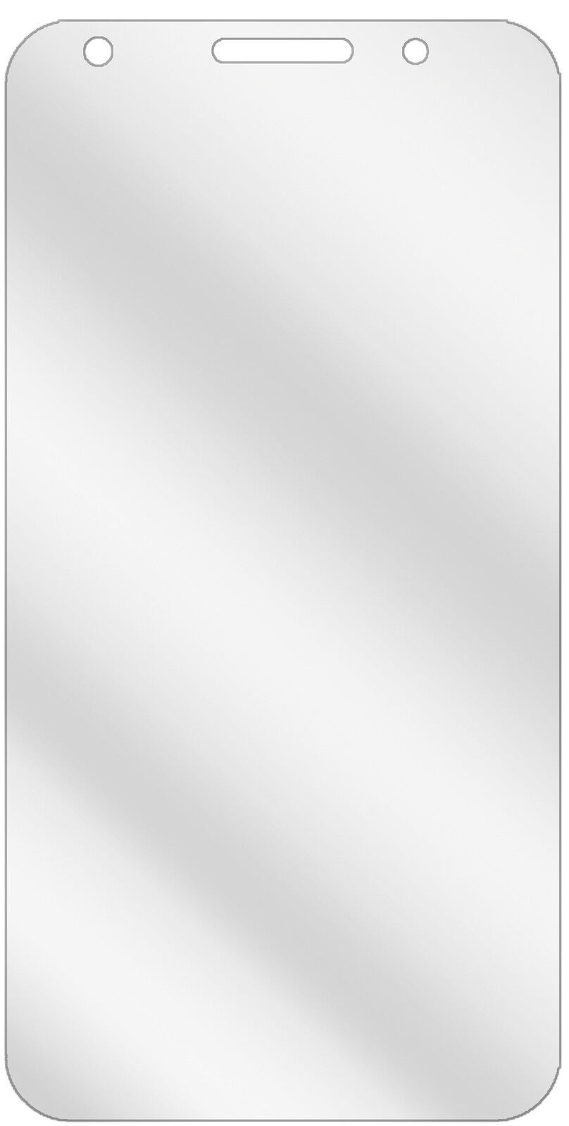 dipos Displayschutz für Alcatel Pixi 4, transparente Oberfläche, geringe Dicke und perfekte Passform