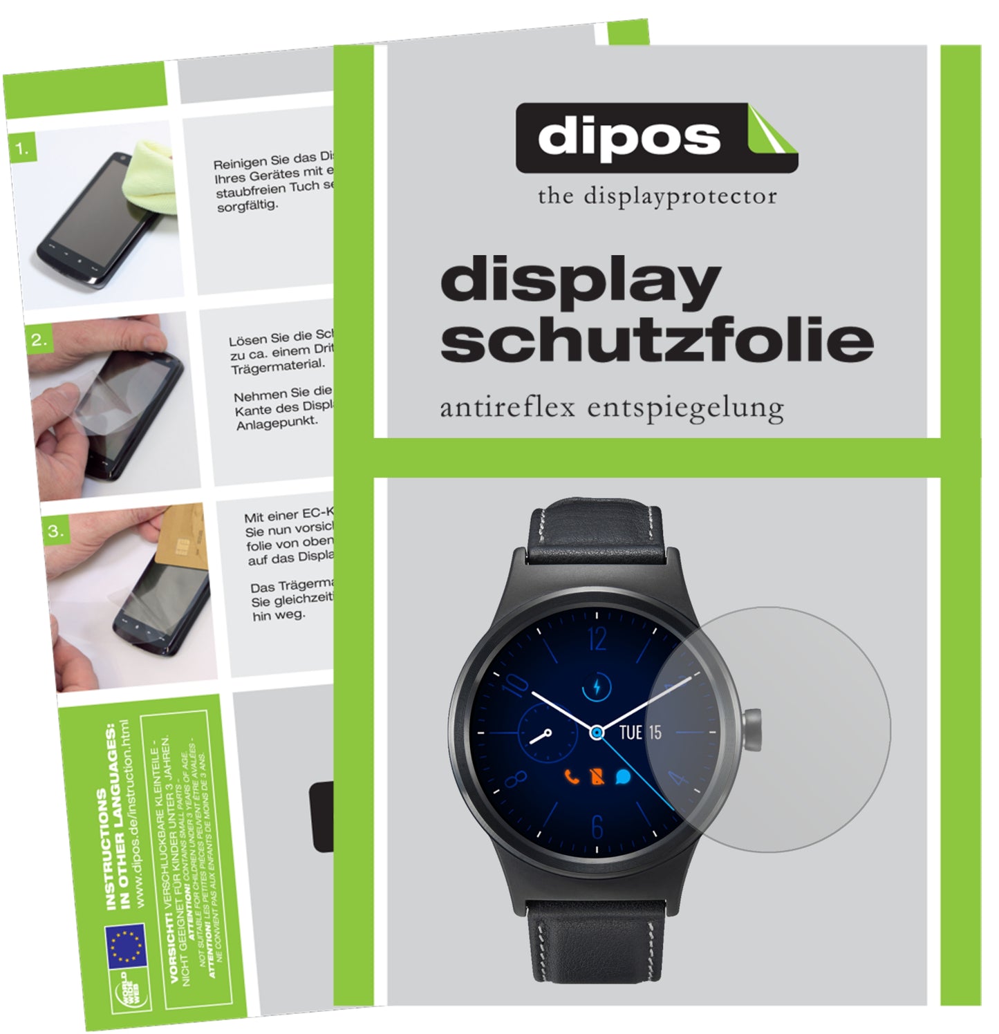 Mattes Panzerglas: Schutz vor Brüchen, Fingerabdrücken und Bildschirmblendung für Alcatel-Move Time MT10G