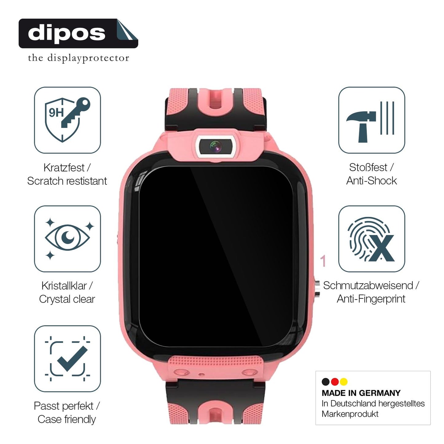 Displayschutz hergestellt in Deutschland, höchste Qualität made in Germany