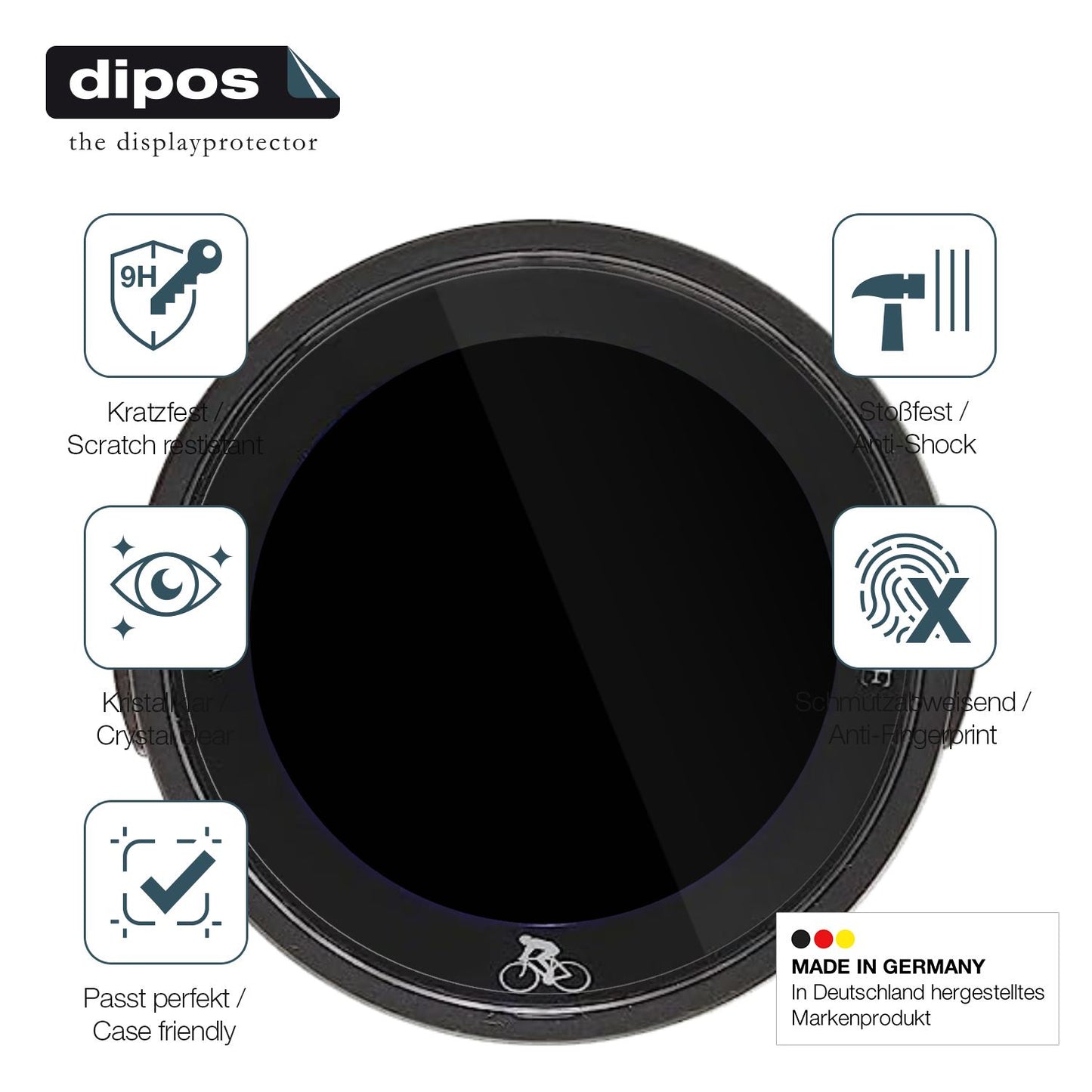 Displayschutz hergestellt in Deutschland, höchste Qualität made in Germany