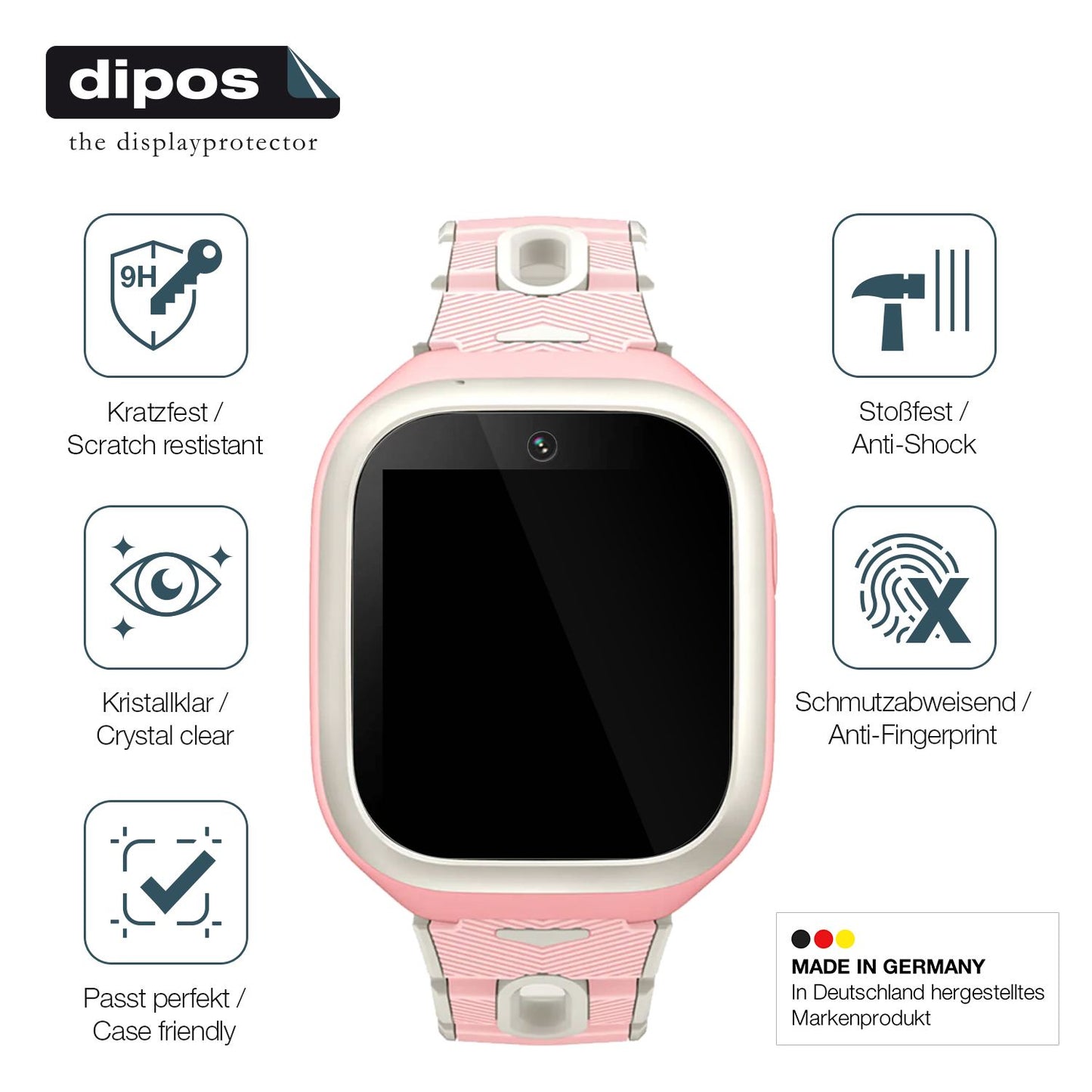 Displayschutz hergestellt in Deutschland, höchste Qualität made in Germany