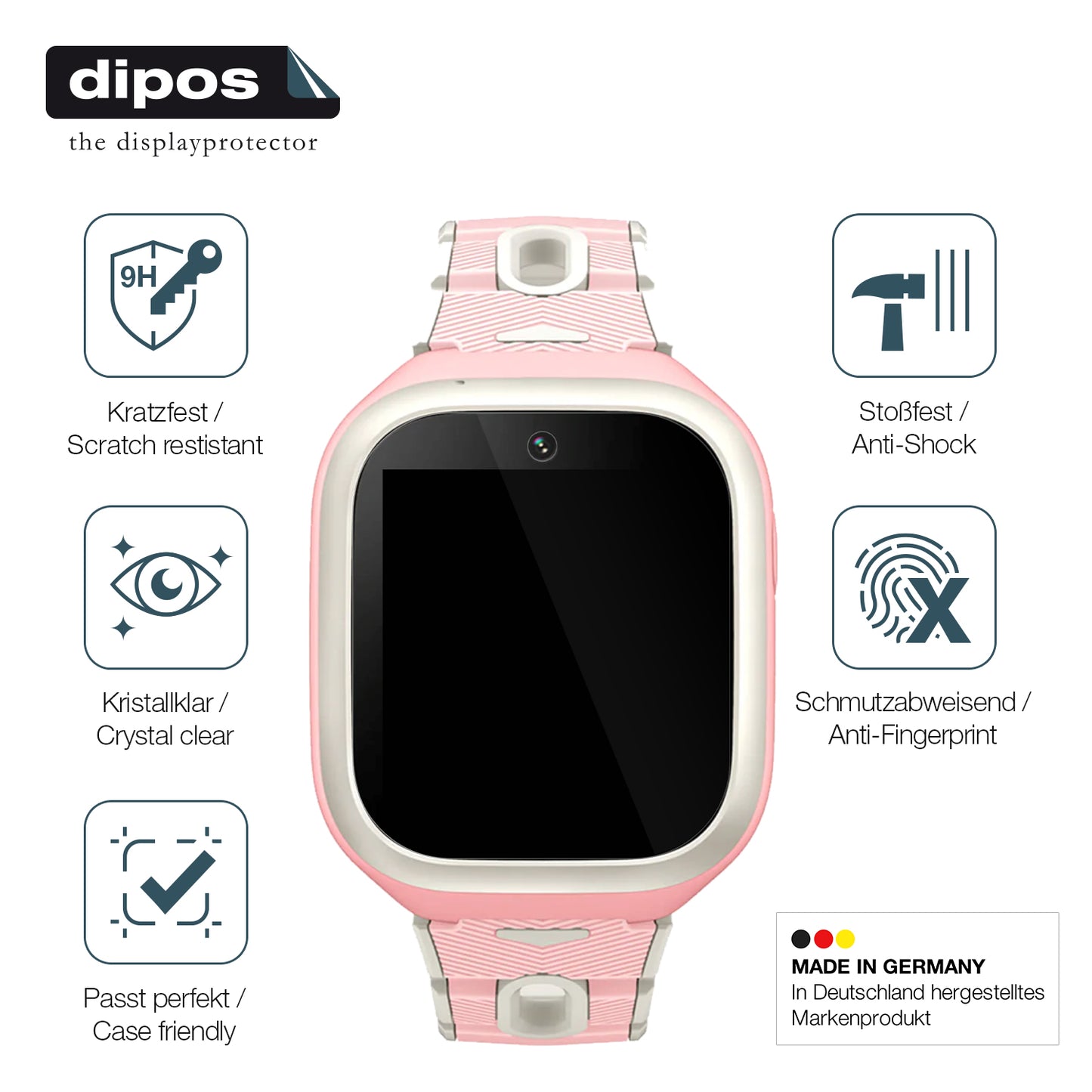 Displayschutz hergestellt in Deutschland, höchste Qualität made in Germany