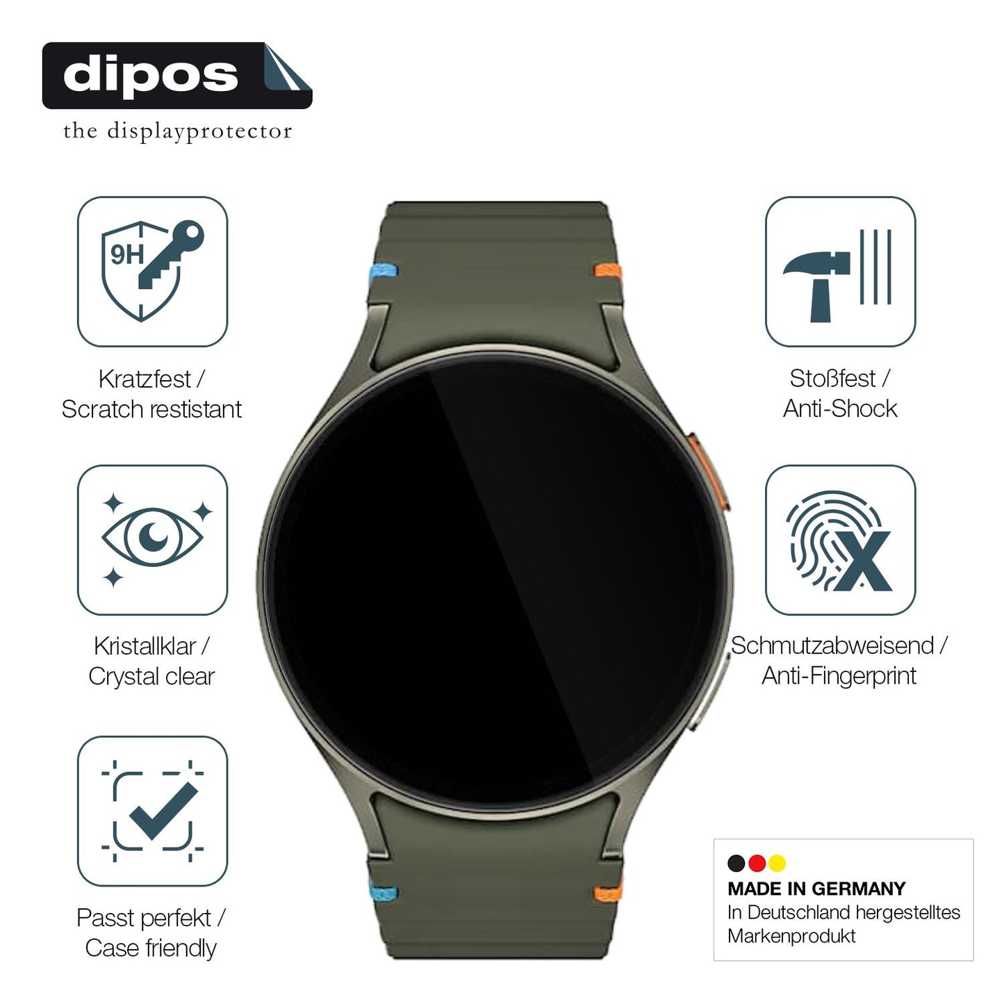 Displayschutz hergestellt in Deutschland, höchste Qualität made in Germany