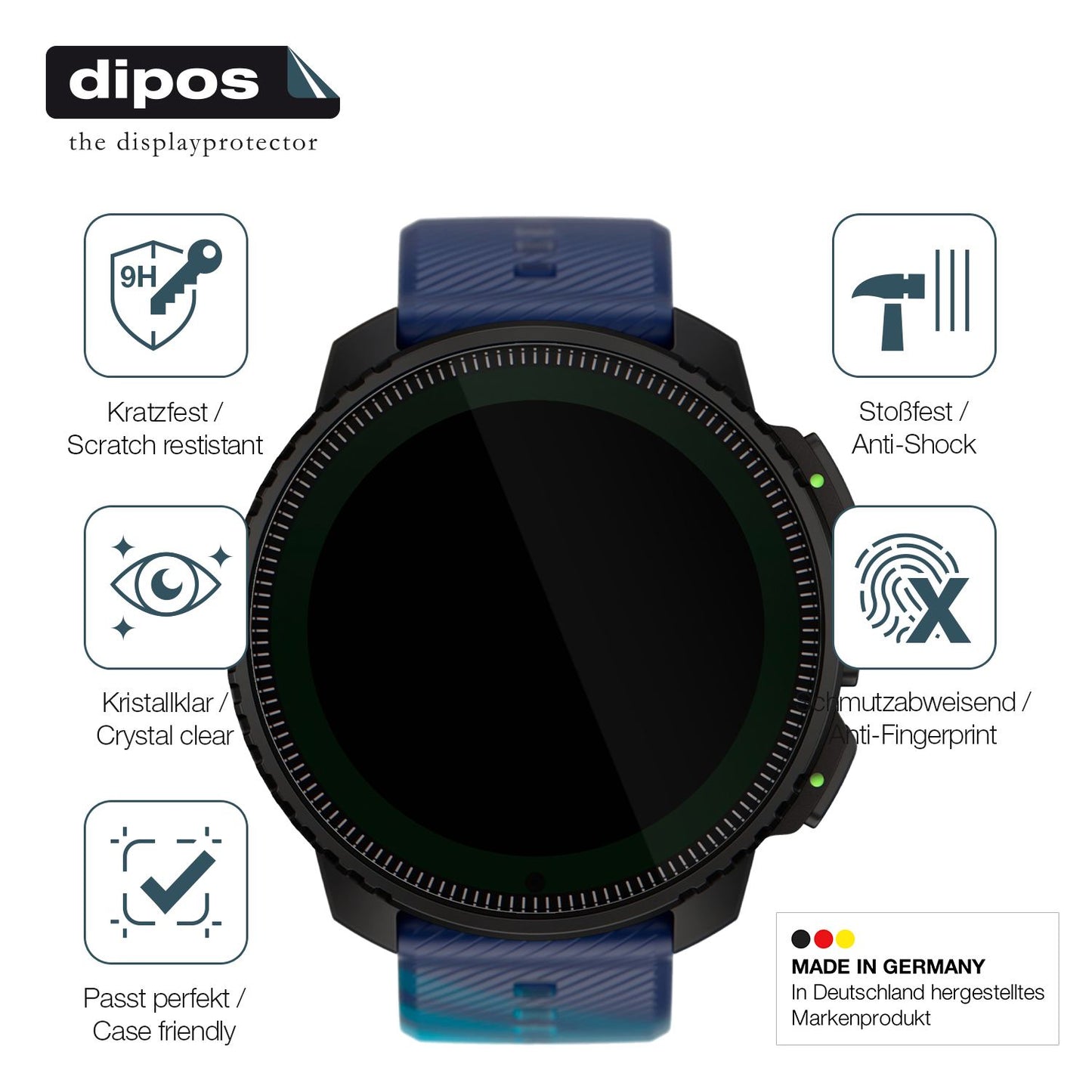 Displayschutz hergestellt in Deutschland, höchste Qualität made in Germany