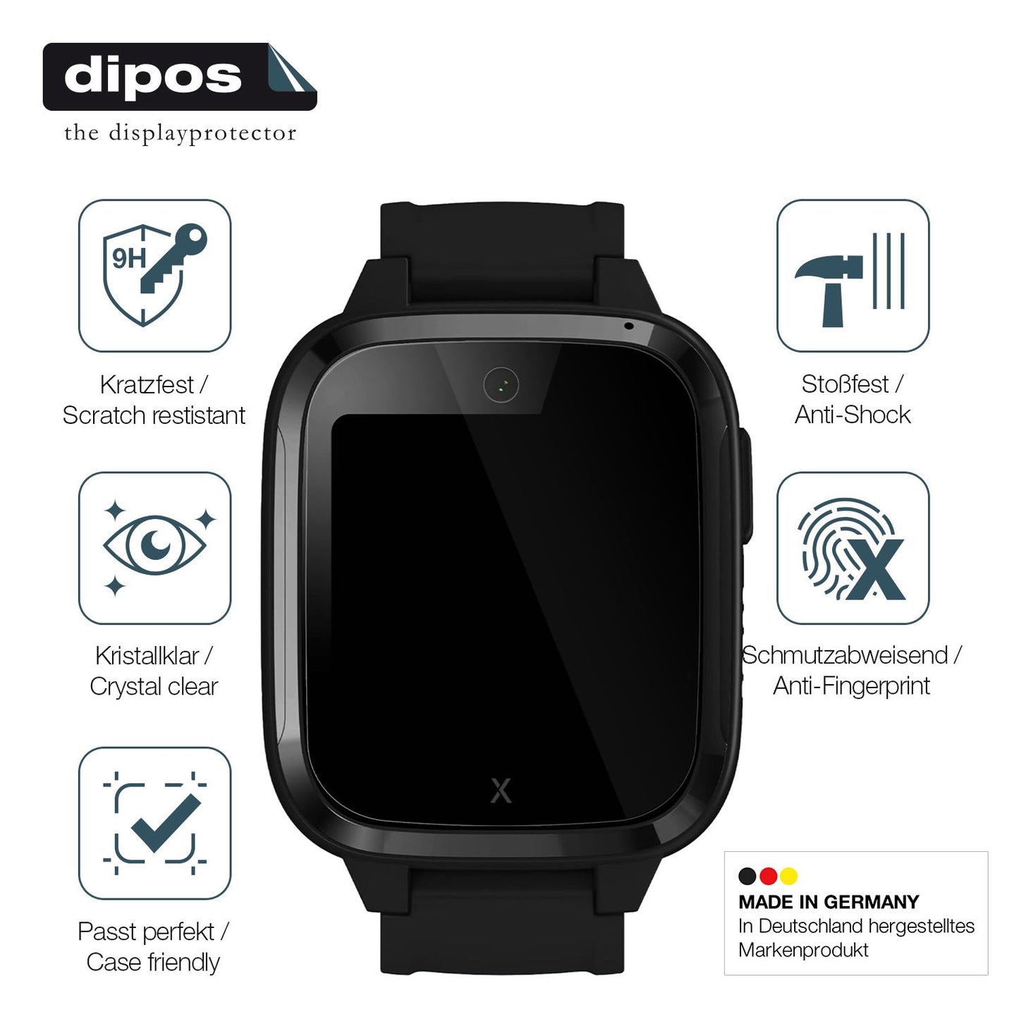 Displayschutz hergestellt in Deutschland, höchste Qualität made in Germany
