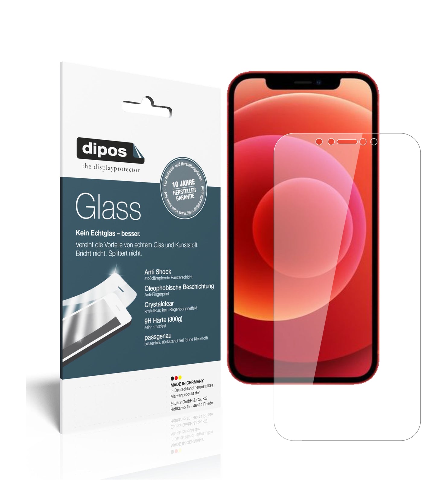 Perfekte Passform und ultimative Qualität: Unser 9H Panzerglas bietet Schutz für Apple-iPhone 12 Pro