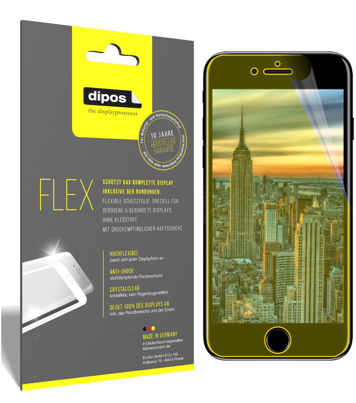 3D Full Cover Displayschutzfolie: Case-freundlicher Schutz mit perfekter Passform für dein Display.