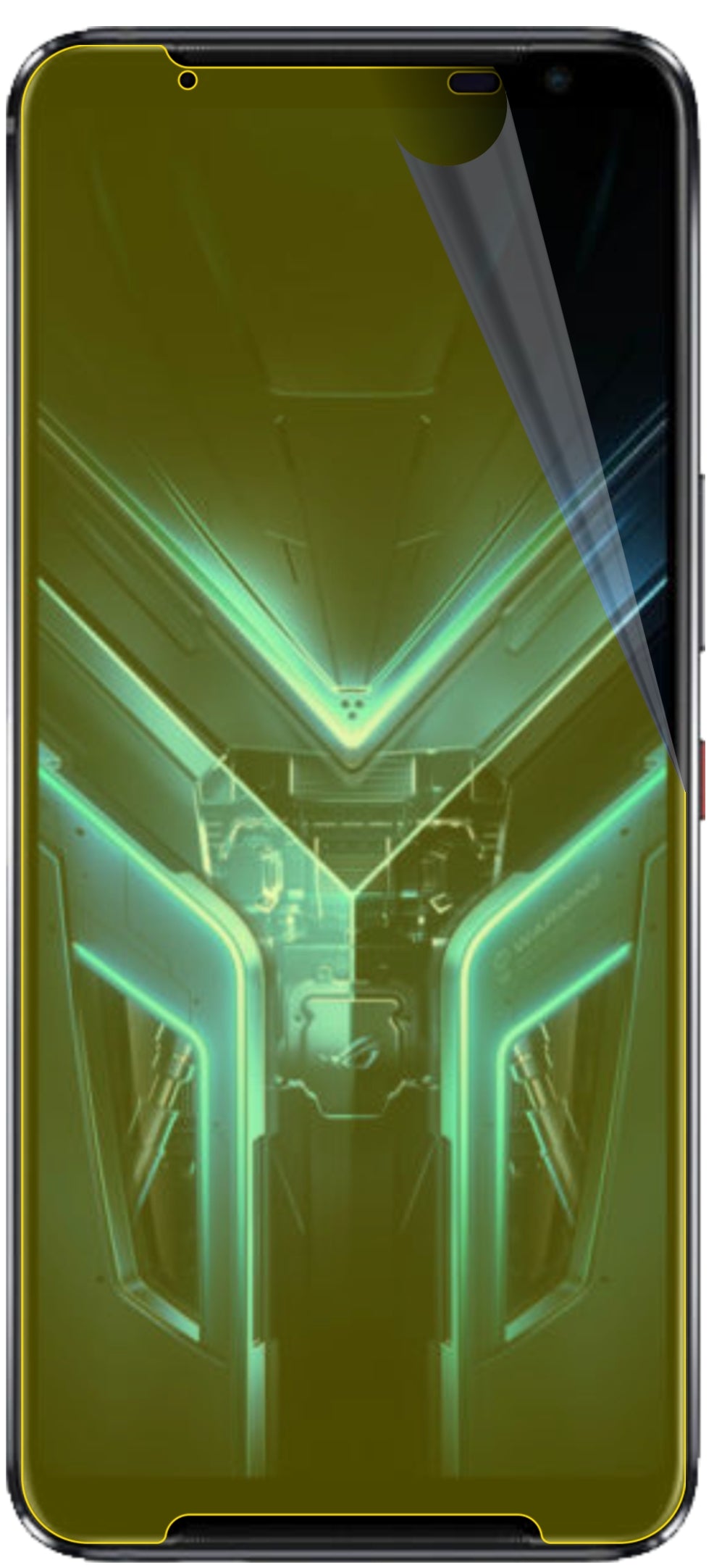 dipos Displayschutz für Asus ROG Phone 3, transparente Oberfläche, geringe Dicke und perfekte Passform