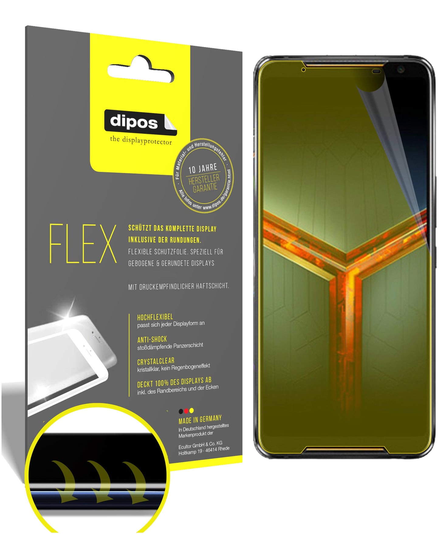 Displayschutzfolie passend für Asus ROG Phone 2