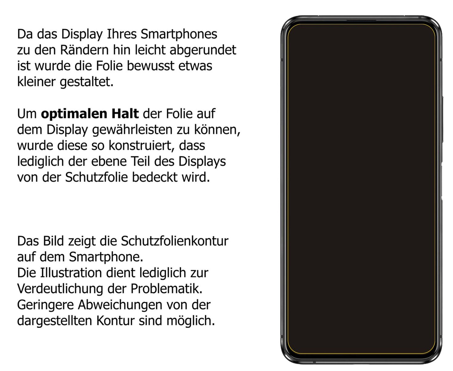 Privatsphäre-Schutz durch Sichtschutz-Folie passend zugeschnitten für Asus Zenfone 7