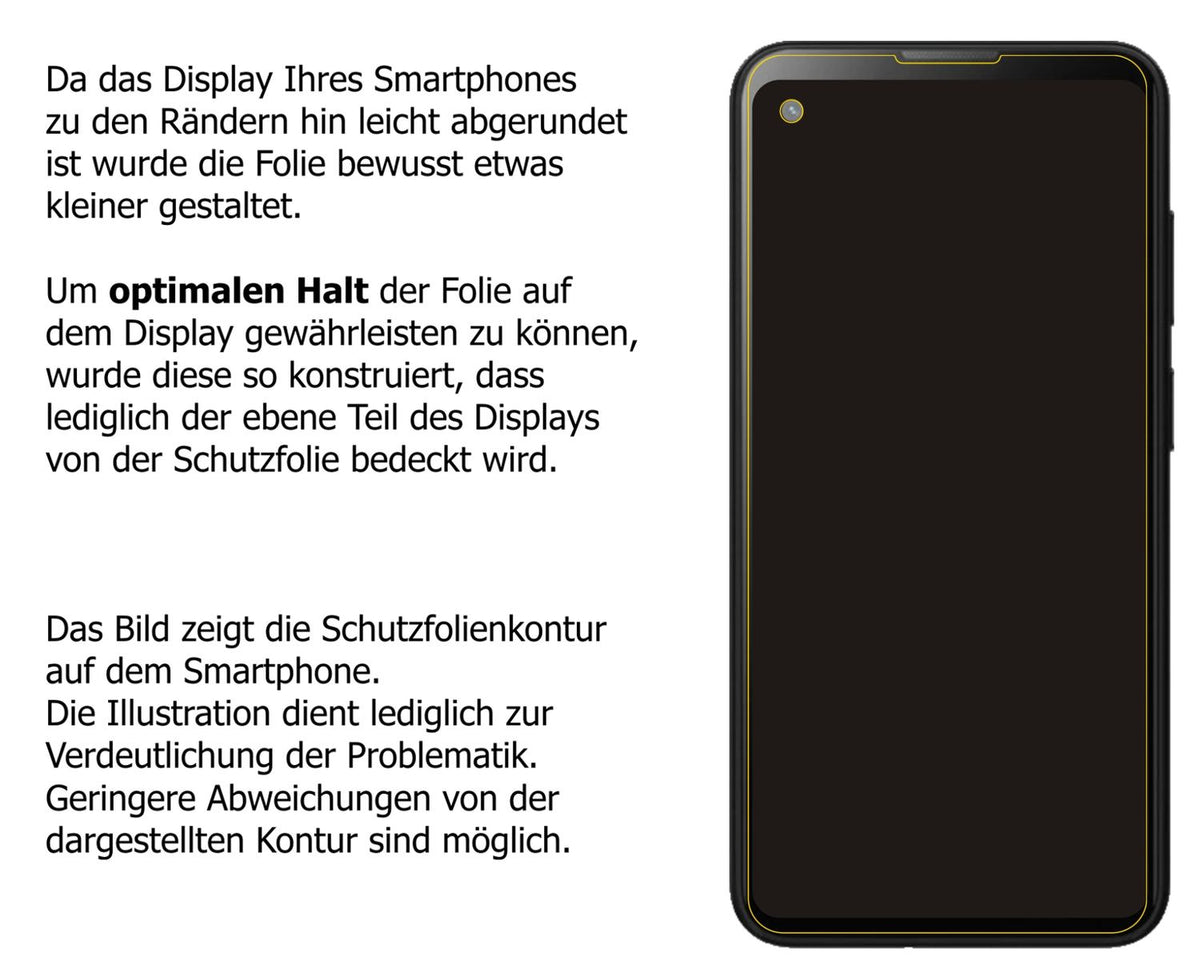 Privatsphäre-Schutz durch Sichtschutz-Folie passend zugeschnitten für Blackview BL5000