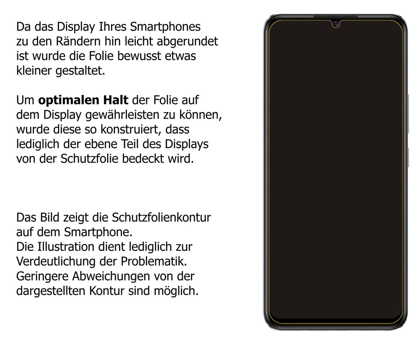 Privatsphäre-Schutz durch Sichtschutz-Folie passend zugeschnitten für Vivo S10e