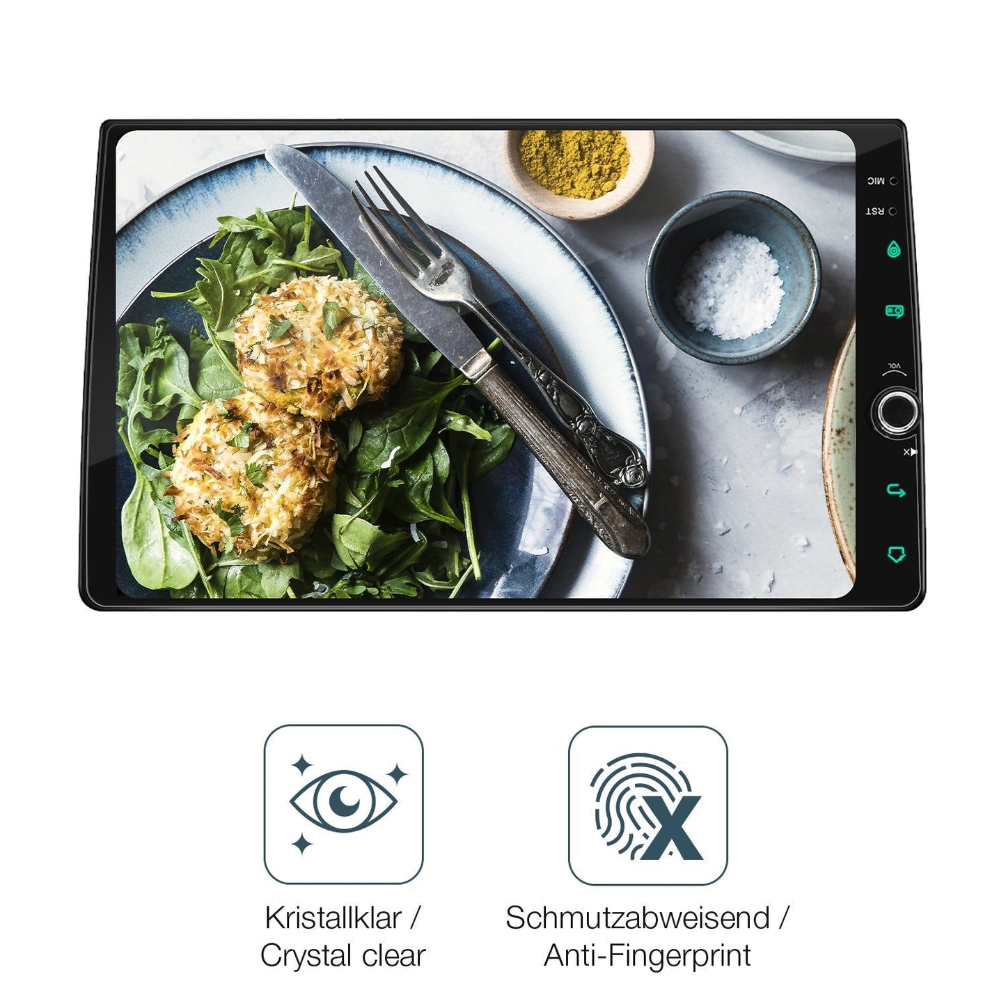 Flexible TPU-Folie passend zugeschnitten für Joying JY-HZ146N4 10.1 Zoll, vollständige Abdeckung