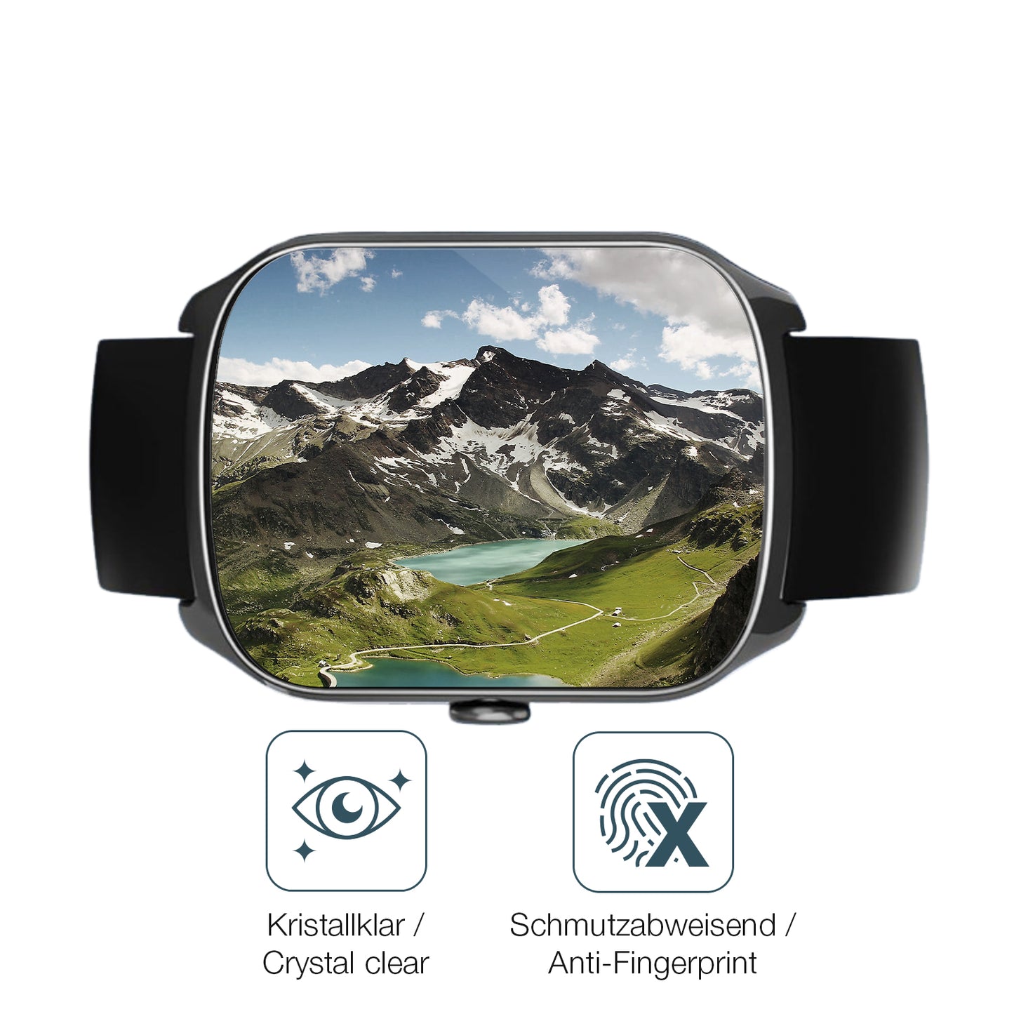 Flexible TPU-Folie passend zugeschnitten für Stecei S68 1.95 Zoll, vollständige Abdeckung