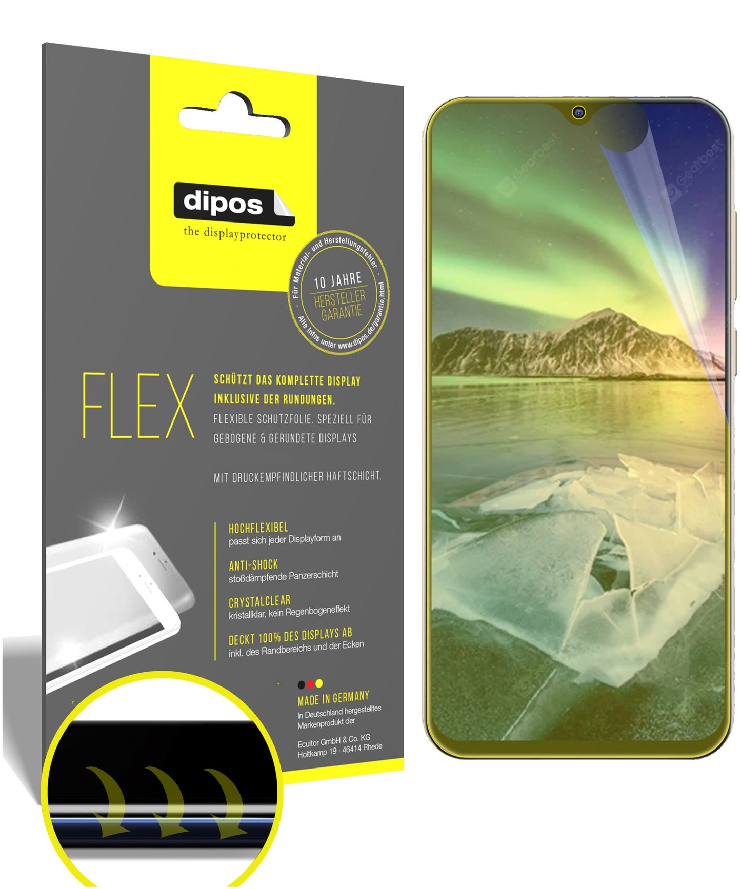 3D Full Cover Displayschutzfolie: Case-freundlicher Schutz mit perfekter Passform für dein Display.