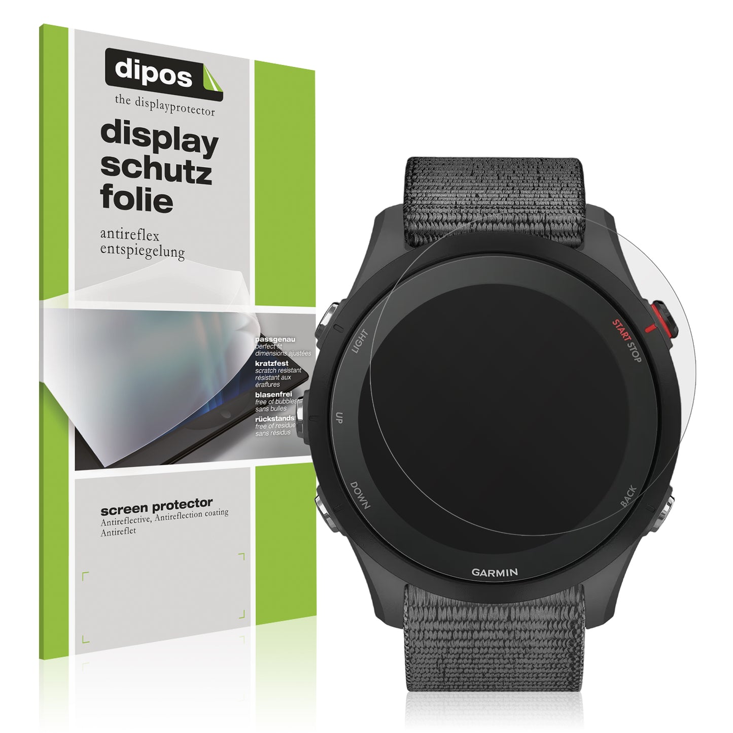 Displayschutzfolie passend für Garmin Forerunner 255