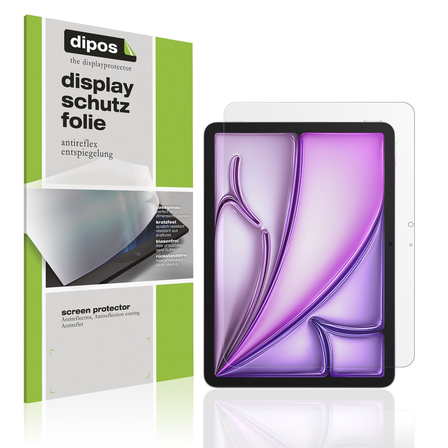 Displayschutzfolie passend für Apple iPad Air M2 11 Zoll 2024
