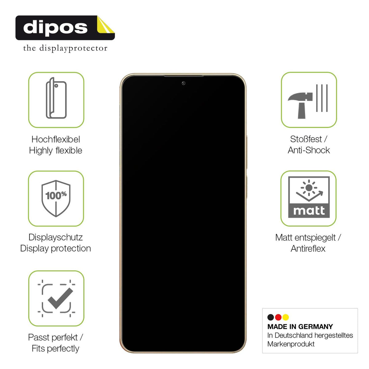 2x Full Cover Schutzfolie matt für Meizu Note 22