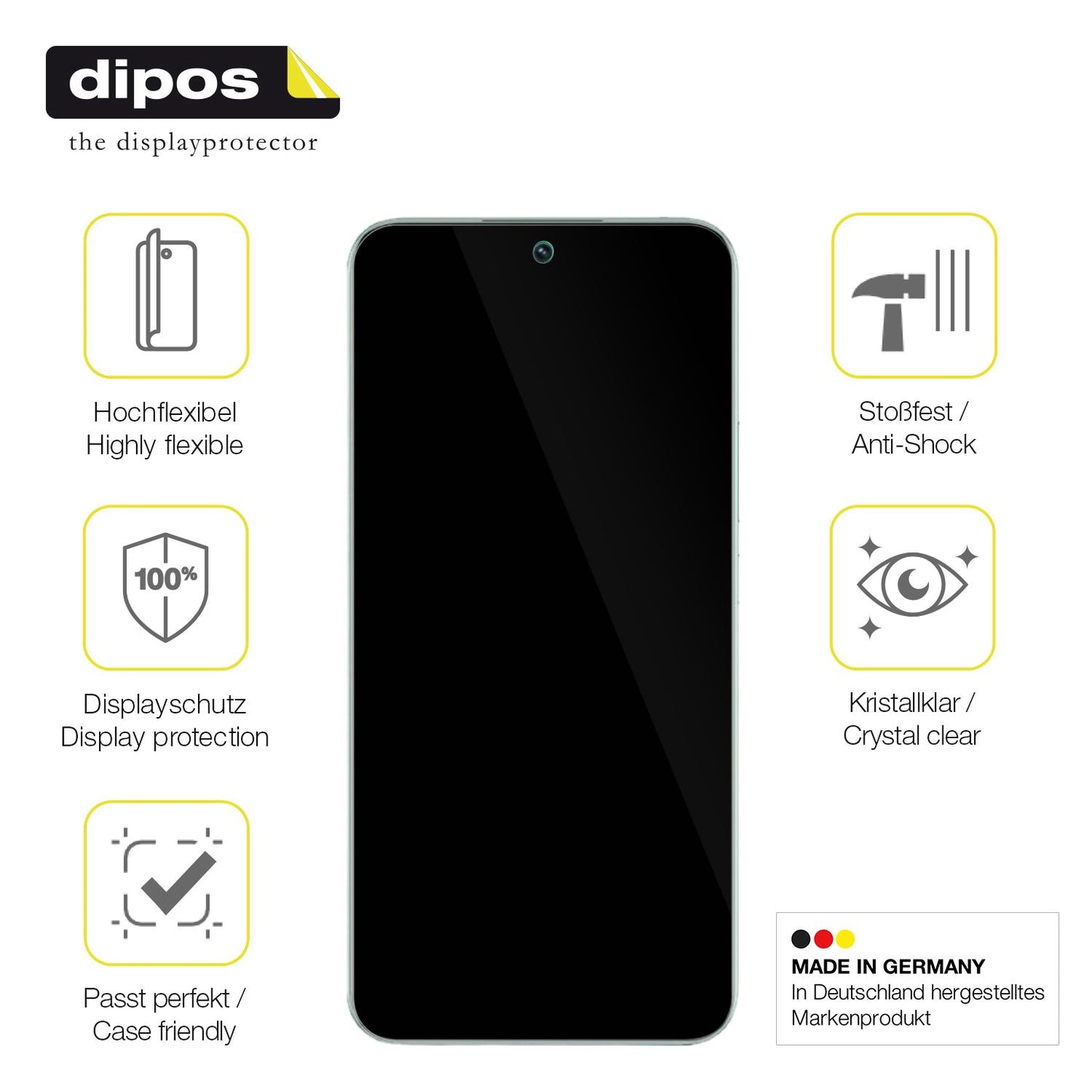 2x 3D Full Cover Schutzfolie für Realme P3 5G